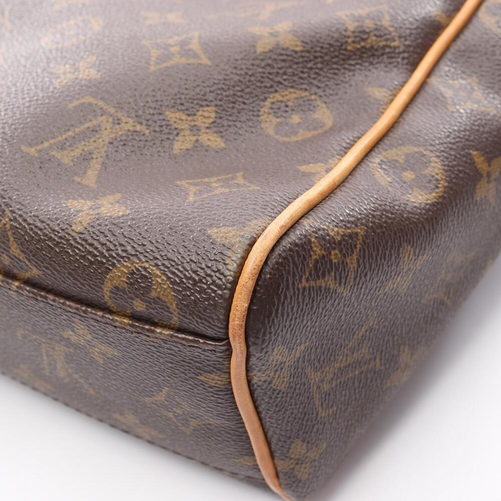 Louis Vuitton Bag Canvas Leather Shoulder Monogram Brown Abesses - Picture 8 of 9